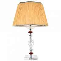 Настольная лампа декоративная Crystal Lux CATARINA CATARINA LG1 GOLD/TRANSPARENT-COGNAC - цена и фото
