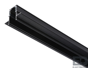 3 м Шинопровод низковольтный встраиваемый Magnetic GL3339 BK черный IP20 48V - цена и фото