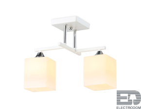 TR303111/2 WH/CH/FR белый/хром/белый матовый E27/2 max 40W 360*190*290 - цена и фото