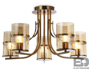 Потолочная люстра TR3222/5 GD/TI Ambrella light - цена и фото