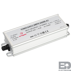 Блок питания ARPV-24200-A1 (24V, 8.3A, 200W) Arlight - цена и фото