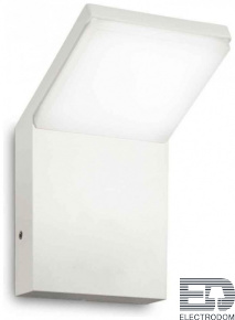 Уличный настенный светодиодный светильник Ideal Lux Style Ap Bianco 4000K 221502 - цена и фото