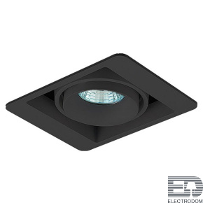 Встраиваемый светильник Donolux DL18615 DL18615/01WW-SQ Shiny black/Black - цена и фото