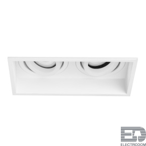 ST261.518.02 Встраиваемый светильник Белый GU10 2*50W IP20 L91,5xW17,2xH5,2 220V Без ламп - цена и фото
