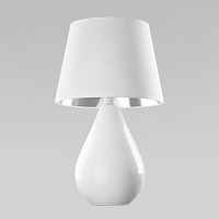 TK Lighting Настольная лампа с абажуром 5453 Lacrima White - цена и фото