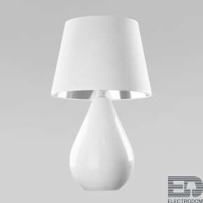 TK Lighting Настольная лампа с абажуром 5453 Lacrima White - цена и фото