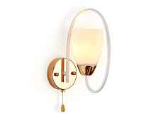 Настенный светильник с выключателем TR3133 WH/GD белый/золото E27 max 40W 320*100*230 - цена и фото