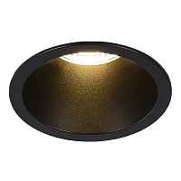 ST754.438.07 Встраиваемый светильник Черный LED 1*7W 3000K 560Lm Ra80 60° IP20 D60xH79 100-240V - цена и фото
