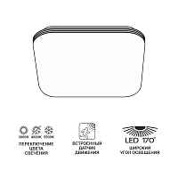 Потолочный светодиодный светильник Citilux Симпла CL714K24SV - цена и фото