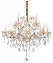 Подвесная люстра Ideal Lux Napoleon SP12 Oro 167404 - цена и фото Подвесная люстра Ideal Lux Napoleon SP12 Oro 167404 - цена и фото