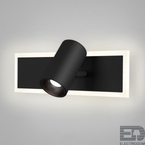 Eurosvet Настенный светодиодный светильник с USB и Type-C 20127/1 LED черный - цена и фото