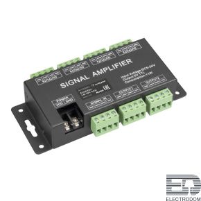 Усилитель сигнала LN-SPI-6CH (5-24V) (Arlight, IP20 Металл, 1 год) - цена и фото