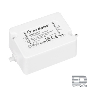 Блок питания ARPV-LV12020 (12V, 1.67A, 20W) (Arlight, IP67 Пластик, 3 года) - цена и фото