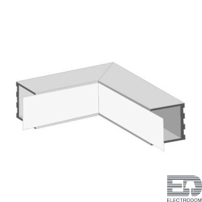 Угол PLS-LOCK-H25-L90N внутренний (с экраном MAT-L) Arlight 026135 - цена и фото