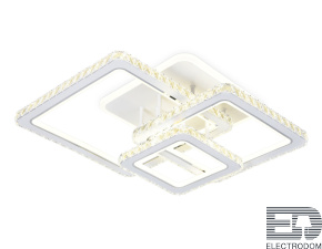 FA1732/3 WH/CH белый/хром 145W 3000K/4200K/6400K 670*510*150 (ПДУ РАДИО 2.4G) - цена и фото