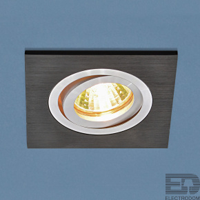 Встраиваемый светильник Elektrostandart 1051/1 BK черный - цена и фото