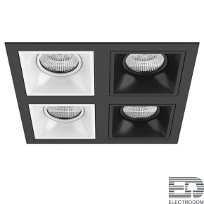 Комплект из светильников и рамки Lightstar Domino D54706060707 - цена и фото