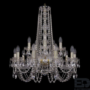 Подвесная люстра Bohemia Ivele 1402/10+5/240/h-75 G - цена и фото