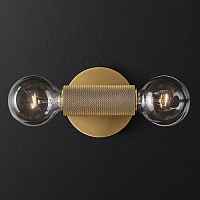 Бра RH Utilitaire Inline Sconce Brass ImperiumLoft - цена и фото