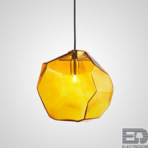 Подвесной светильник Color Ice Cube Pendant JEVIO 1 Янтарный ImperiumLoft - цена и фото
