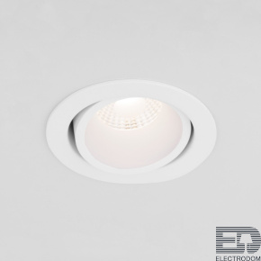 Elektrostandard 15267/LED 7W 3000K WH/WH белый/белый / Встраиваемый светодиодный светильник - цена и фото