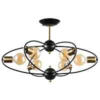 Потолочный светильник Arte Lamp GLASGOW A1963PL-6BK - цена и фото Потолочный светильник Arte Lamp GLASGOW A1963PL-6BK - цена и фото
