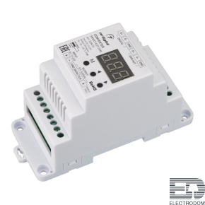 Конвертер SMART-K37-DMX (12-24V, SPI, DIN, 2.4G) (Arlight, Металл) - цена и фото