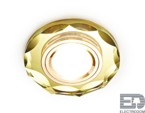 Встраиваемый потолочный точечный светильник 800 GOLD золото MR16 D90 mm - цена и фото