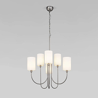 Подвесная люстра Eurosvet Abbey 60164/6 никель - цена и фото