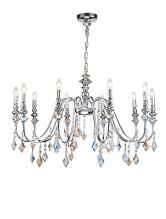 Люстра подвесная Lucia Tucci MAYA 4450.10 chrome - цена и фото Люстра подвесная Lucia Tucci MAYA 4450.10 chrome - цена и фото