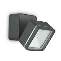 Уличный настенный светильник Ideal Lux OMEGA AP SQUARE ANTRACITE 4000K 285511 - цена и фото