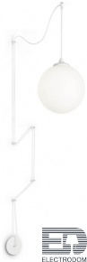 Подвесной светильник Ideal Lux Boa SP1 Bianco 160863 - цена и фото