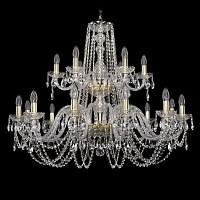 Подвесная люстра Bohemia Ivele 1402/12+6/360/2d G - цена и фото