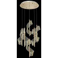 Люстра подвесная светодиодная Wertmark WE452.06.303 HILDA LED 6*14 Вт золото 3200К - цена и фото