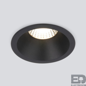 Elektrostandard 15266/LED / Светильник встраиваемый 7W 4200K BK черный - цена и фото