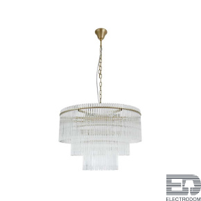 Подвесная люстра Newport 3689+9/C brass М0069628 - цена и фото