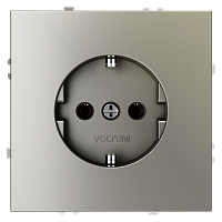 Розетка электрическая с заземлением Voltum S70 VLS040104 Розетка электрическая с заземлением Voltum S70 VLS040104