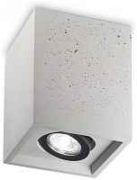 Потолочный светильник Ideal Lux Oak PL1 Square Cemento 150475