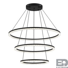 SL1018.403.03 Светильник подвесной ST-Luce черный/прозрачный LED 3*130W 4000K - цена и фото