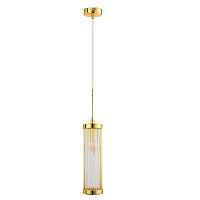 Подвесной светильник Crystal Lux Tadeo SP1 D100 Gold/Transparente - цена и фото