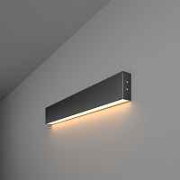 Настенный светодиодный светильник Elektrostandart 101-100-30-53 3000К черная шагрень - цена и фото