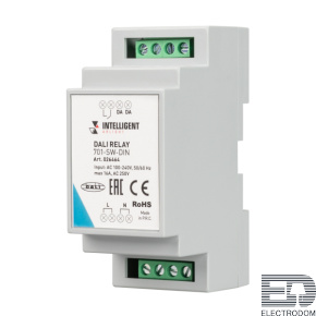 INTELLIGENT ARLIGHT Релейный модуль DALI-701-SW-DIN (BUS, 16A) Arlight 026464 - цена и фото