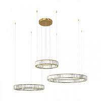 Подвесной светильник Crystal ring 10135/3 Gold - цена и фото