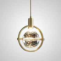 Серия светильников с точечным источником света и вращающимся стеклянным рассеивателем в форме рельефного шара GOLF H23 4000К - цена и фото