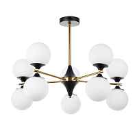 Потолочная люстра Arte Lamp Mimosa A3649PL-10PB - цена и фото Потолочная люстра Arte Lamp Mimosa A3649PL-10PB - цена и фото