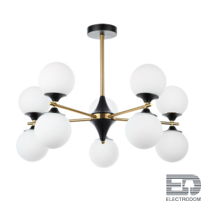 Потолочная люстра Arte Lamp Mimosa A3649PL-10PB - цена и фото