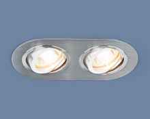 Встраиваемый светильник Elektrostandart 1061/2 MR16 SL серебро - цена и фото
