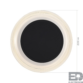 SL6239.401.03 Светильник настенный ST-Luce черный/прозрачный LED 1*7W 3000K - цена и фото