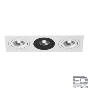 Комплект из встраиваемого светильника и рамки Lightstar Intero 16 i536060706 - цена и фото