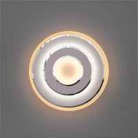 Настенный светодиодный светильник Eurosvet Contorni 90185/1 белый/хром - цена и фото